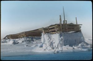 Image of Icefoot, forming around dock 